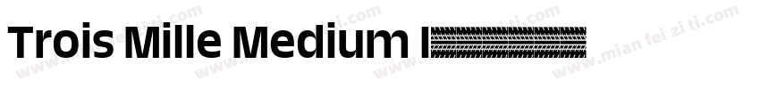 Trois Mille Medium I字体转换